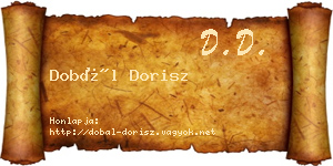 Dobál Dorisz névjegykártya